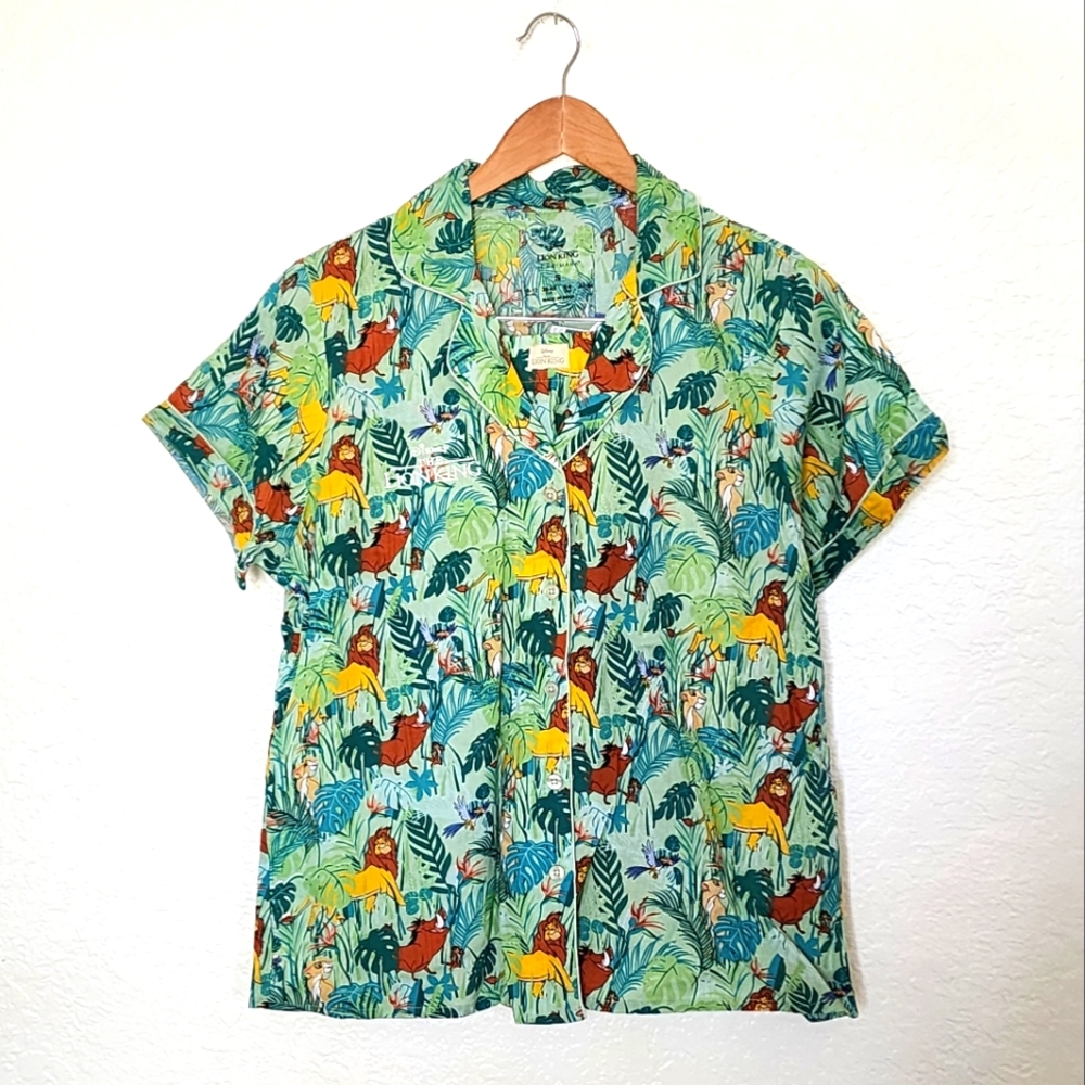 DISNEY The Lion King By Primark, Women's Tropical Pyjama Set. Size S. US 6-8